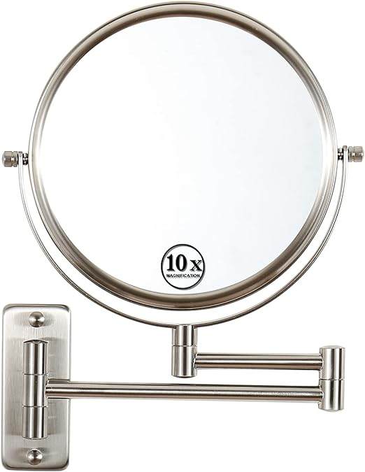 Double-Sided Makeup Mirror with 1x/10x Magnification ($29.99)