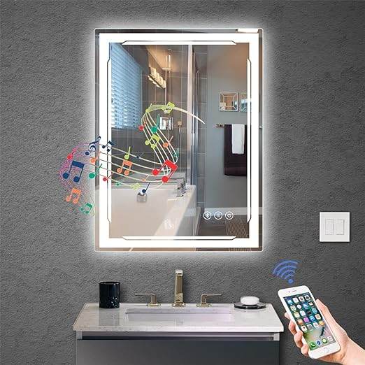M LTMIRROR Bluetooth Bathroom Mirror with 3 Light Settings and Anti-Fog Feature ($199.97)